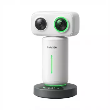 Insta360 Wave Ai garsiakalbio telefonas baltas – nešiojamas konferencinis įrenginys