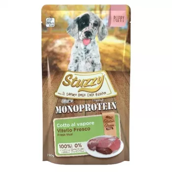 STUZZY Monoprotein Puppy Veal šlapias šunų ėdalas - 150 g