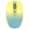 Cian Technology GmbH INCA Mouse IWM-511RS belaidė pelė su Bluetooth ir radijo ryšiu, RGB foninis apšvietimas, geltona