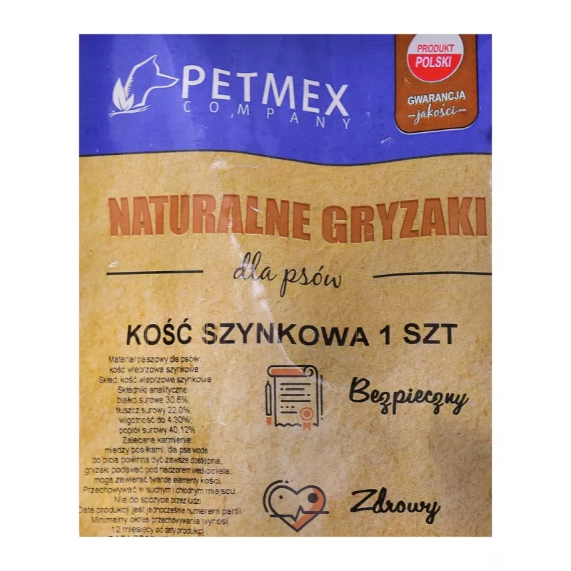 PETMEX Kiaulienos kaulas šunims kramtyti - 1 vnt.