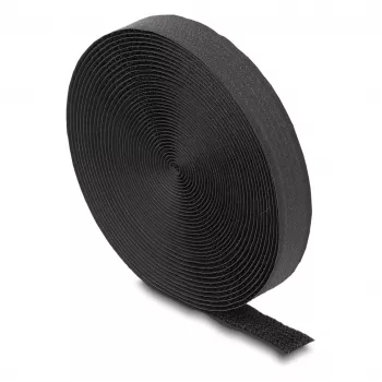 DeLOCK lipnusis užsegimas (velcro) 5m x 20mm juoda Nailonas