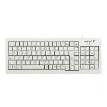 Cherry G84-5200LCMDE-0 pilno dydžio klaviatūra su skaičių bloku, QWERTZ, pilka