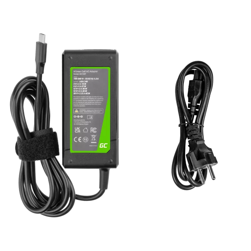 Adapter Green Cell AD133P patalpų 45W juodas