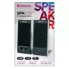 Staliniai garsiakalbiai DEFENDER SPK-170 2.0, 4 W RMS, laidinis USB 5 V, 3,5 mm, juodi