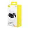 Baseus LightChaser BS-CM029 15 W belaidžio įkrovimo automobilinis telefono laikiklis ant ventiliacijos grotelių, juodas