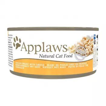 APPLAWS Vištienos krūtinėlė su sūriu - šlapias kačių ėdalas - 70g