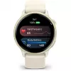 Garmin vívoactive 6 3.05 cm (1.2 inch) AMOLED 42 mm Skaitmeninis 390 x 390 pikselių Liečiamas ekranas Baltas Wi-Fi GPS (palydovas)