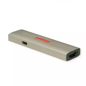ROLINE GOLD USB-C – HDMI 8K60Hz adapteris su PD 60W (14.01.3478)