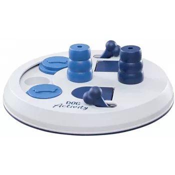 Trixie Flip Board interaktyvus šunų žaislas su skanėstais, plastikinis, 22 cm skersmens, neslystančiu pagrindu, mažoms veislėms 5–10 kg