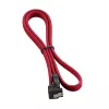 CableMod ModMesh SATA kabelis - Serial ATA 150/300/600 - SATA (M) stačiu kampu į SATA (M) - 60 cm - Raudonas (CM-CAB-RSAT-N60KR-R)