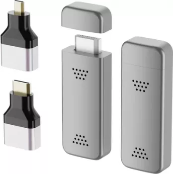 SpeaKa Professional HDMI belaidžio perdavimo rinkinys 5 GHz 1920 x 1080 pikselių su praėjimo funkcija (30120-WSE01-1-01)