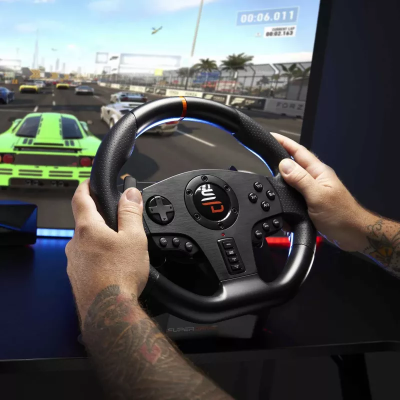Subsonic SA5595-PC Gaming Vairas Juodas USB su Pedalais