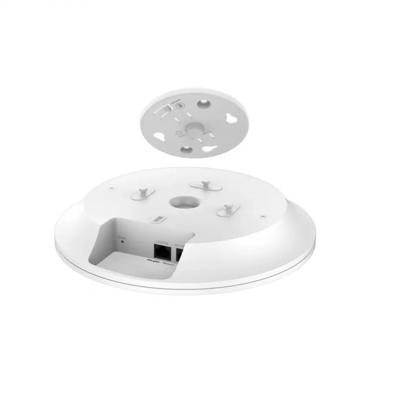 Belaidis prieigos taškas RUIJIE RG-RAP2266 Wi‑Fi 6, dviejų juostų 2.4/5 GHz, 2976 Mbps, 1x GbE, PoE, montavimas ant lubų