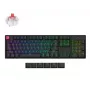 Keychron K10 QMK RGB belaidė mechaninė klaviatūra, pilno dydžio, juoda