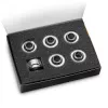 EK Water Blocks EK-Quantum Torque HDC 16 – 6 vienetų pakuotė, sidabrinė