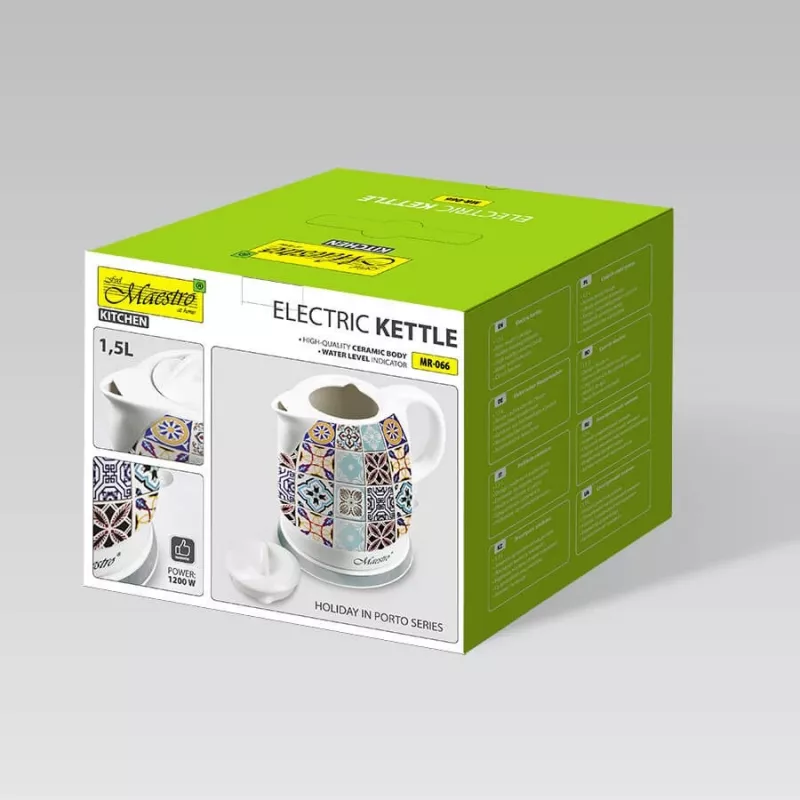 Keraminis elektrinis virdulys MAESTRO MR-066-PORTO