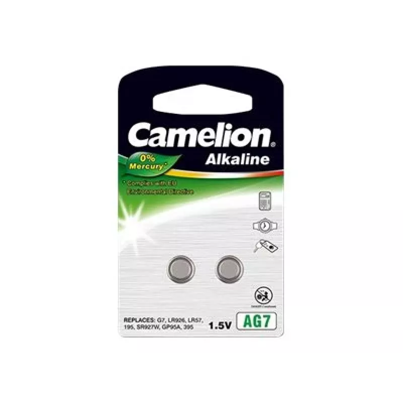 Camelion AG7/LR57/LR926/395 Šarminė moneta 1,5V 2 vnt.