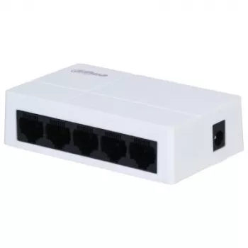 Tinklo jungiklis DAHUA SG1005L-EUR 5 prievadų 10/100 Mbps su 1 Gigabit ryšio kanalu