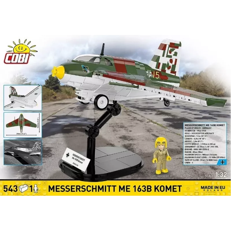 Blokai Messerschmitt Me 163B Kometa 543 blokai