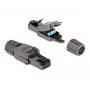 DeLOCK RJ45 kištukas Cat.8.1 STP beįrankis juodas
