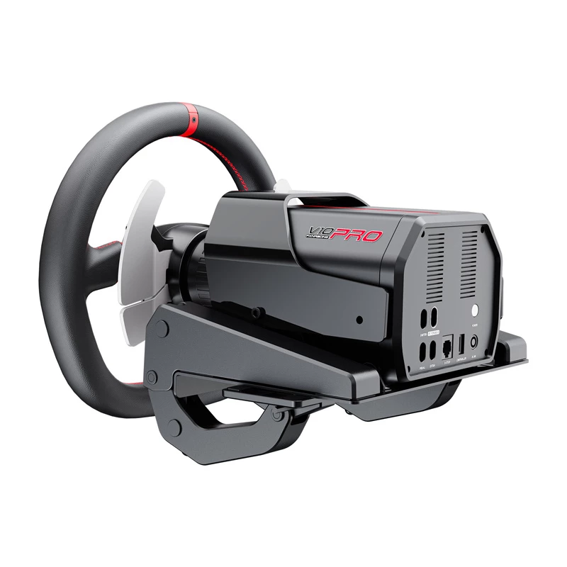 Vairo ir pedalų rinkinys PXN V10 Pro, PC, PS4, Xbox One, Xbox Series X|S, grįžtamojo ryšio, USB