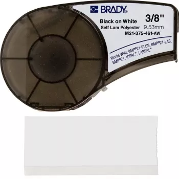 Brady 110931 White – lipni etiketė, balta