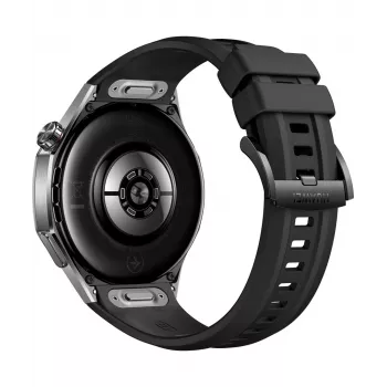 Išmanusis laikrodis HUAWEI WATCH GT5 Pro 46 mm — 1,43 colio AMOLED, GPS, 524 mAh, titano korpusas, juodas dirželis