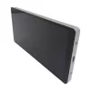 Dvigubo valdymo skydelis Shelly Wall Display X2 WiFi/BLU (sidabrinis) + BLU H&T