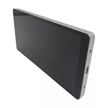 Dvigubo valdymo skydelis Shelly Wall Display X2 WiFi/BLU (sidabrinis) + BLU H&T