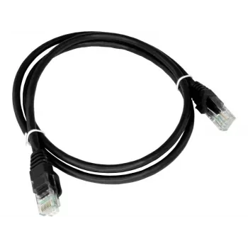Alantec KKU5CZA1 tinklo kabelis juodas 0,25 m Cat5e U/UTP (UTP)