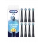 Oral-B iO Ultimate Clean keičiamos dantų šepetėlio galvutės, juodos, 8 vnt.