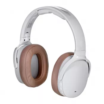 Ausinės Skullcandy Hesh ANC belaidės ir laidinės, lankeliu, skambučiams/muzikai, USB Type-C, Bluetooth, baltos