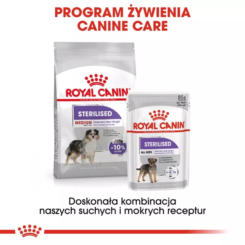 ROYAL CANIN Medium Sterilised sausas šunų ėdalas - 3 kg