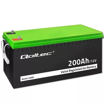Qoltec gelinis akumuliatorius 12V 200Ah GEL 59.5kg