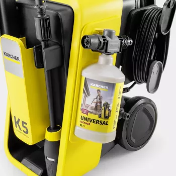Kärcher K 5 Comfort Premium Connect aukšto slėgio plovimo įrenginys, stovimas, 500 l/h, 2100 W, geltonas