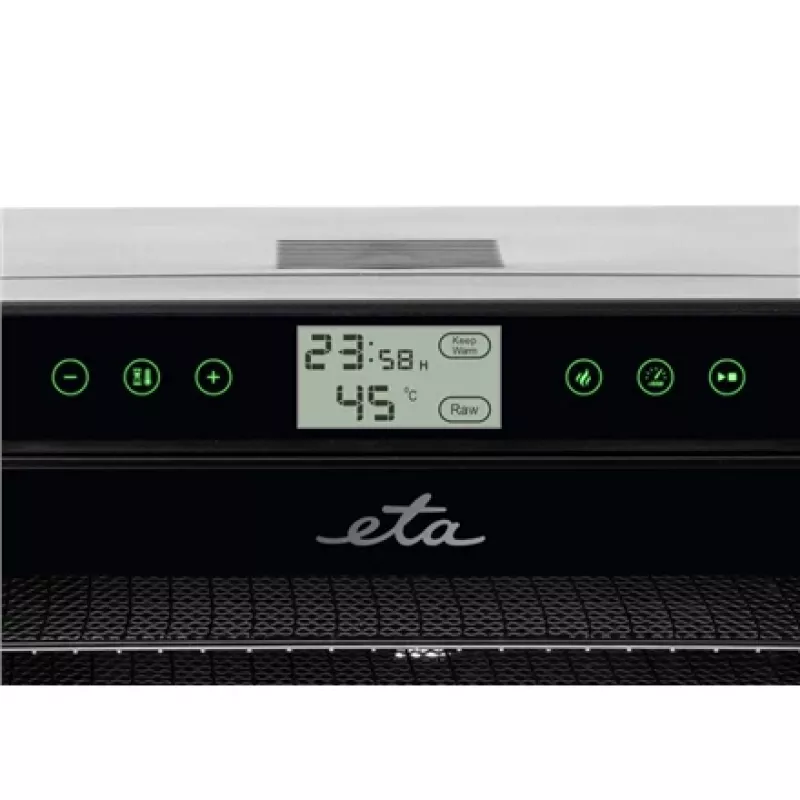 ETA Vital Air II ETA230290000 džiovintuvas vaisiams, 650 W, 10 padėklų, juodas