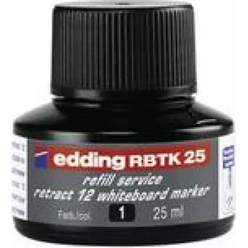 Pildymo rašalas Edding RBTK 25 žymekliui, juodas, 25 ml