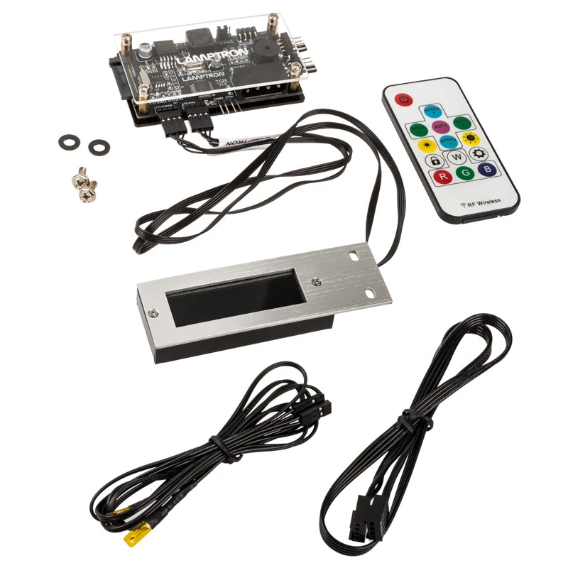 Lamptron TC20 PCI RGB ventiliatorių ir LED valdiklis - sidabrinis