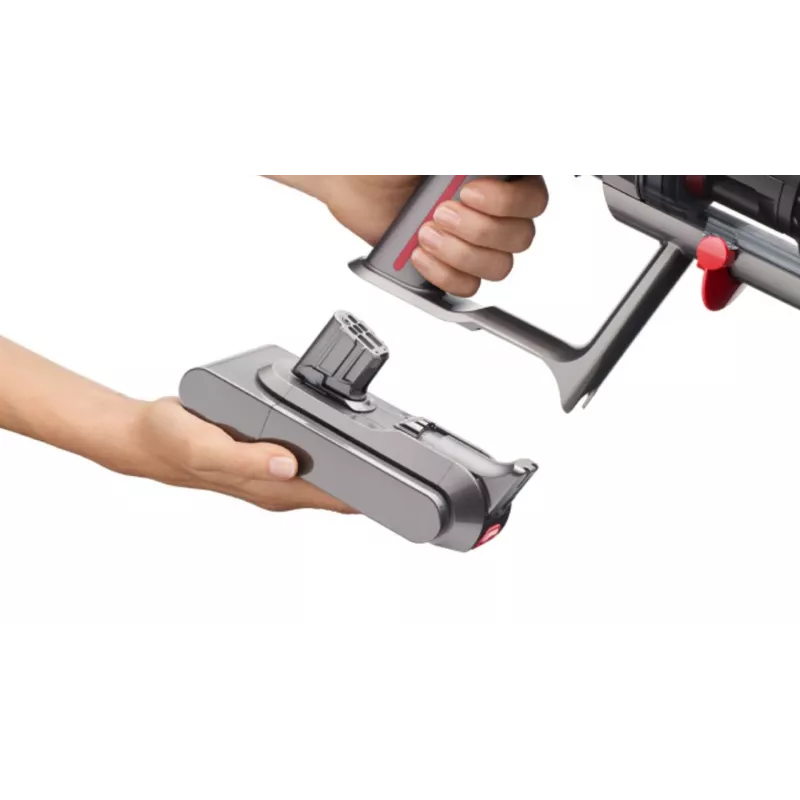 Dyson V12 Submarine 3-in-1 belaidis dulkių siurblys šlapiam ir sausam valymui, HEPA filtras, be maišelio, 0,35 l, nikelio ir geltonos spalvos