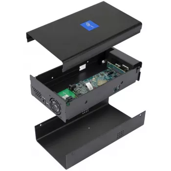 NVR dėžutė ALLNET ALL2289-4GB su Networkoptix serveriu RK3399 4GB, skirta 3,5 colio HDD/SSD
