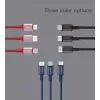 USB laidas Orsen S9M A–Micro USB 2,1 A 1 m juodas
