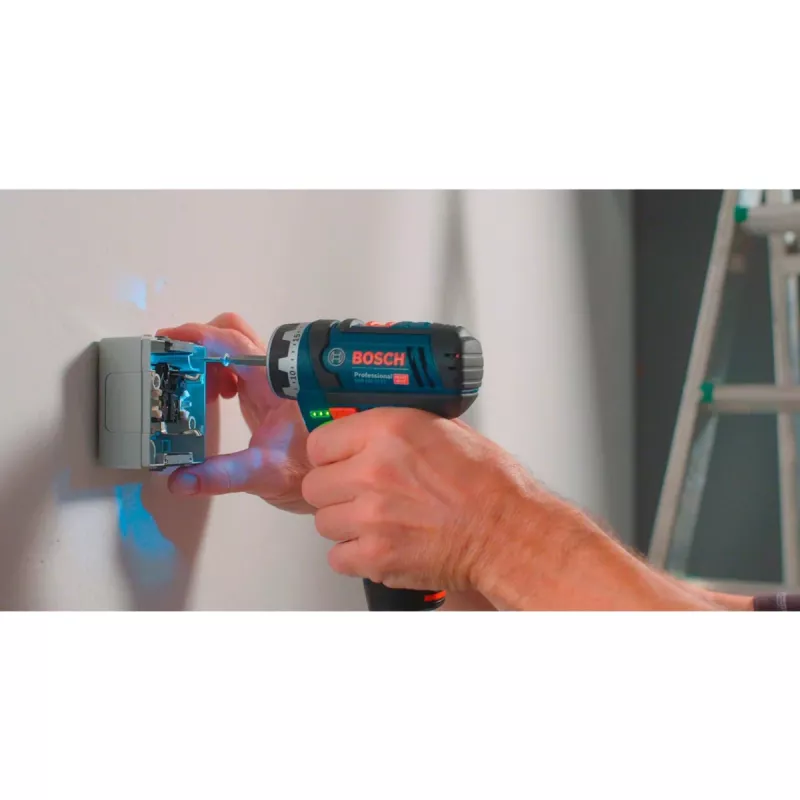 Bosch GSR 12V-15 FC Professional Gręžtuvas su Sukimo Momentu 600 g Juodas, Mėlynas