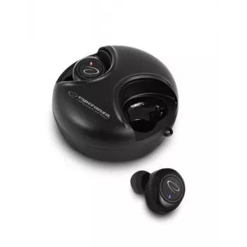 Esperanza EH228K belaidės ausinės į ausį, juodos, Bluetooth, mikro USB, skirtos pokalbiams ir muzikai