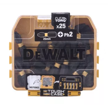 Antgaliai varžtams 2x25/25vnt. DT70555T DEWALT