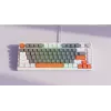 Savio ASTRAL WHITE JADE 3 COLOURS klaviatūra, žaidimų, USB, QWERTY US International