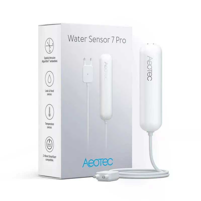 Vandens jutiklis AEOTEC Water Sensor 7 Z-Wave Plus nuotėkio detektorius AEOEZWA018