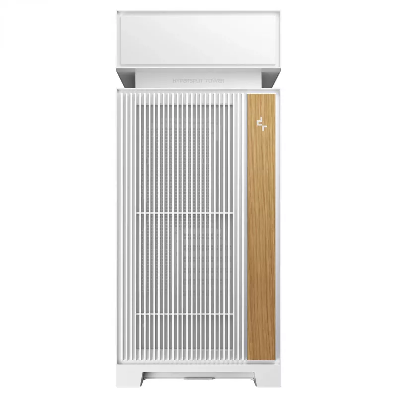 Korpusas staliniam kompiuteriui DeepCool CL6600 WH — baltas, ATX/PS2/SFX/SFX-L maitinimo šaltiniams, 140 mm priekyje, 120/140 mm viršuje/gale, 2,5 colio ir 3,5 colio diskams