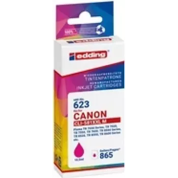 edding EDD-623 rašalinė kasetė, purpurinė, suderinama su Canon CLI-581XXL M