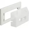 Keystone adapterio plokštė, Montavimo (Balta)