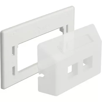Keystone adapterio plokštė, Montavimo (Balta)